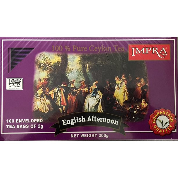 Impra, English Afternoon Black Tea (100 Tea Bags)