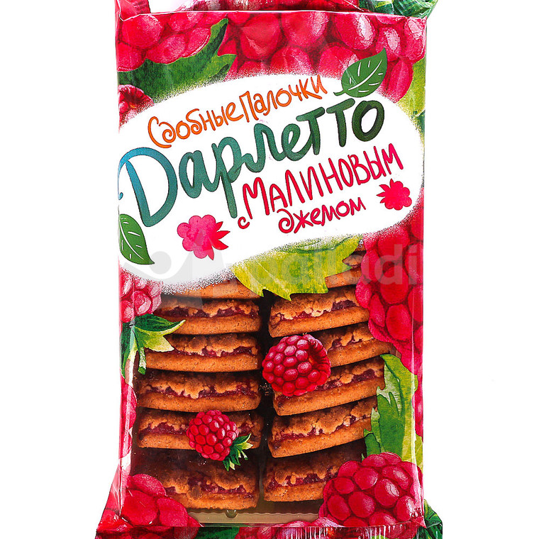 Дарлетто, Cookies with Raspberry Jam (370g)