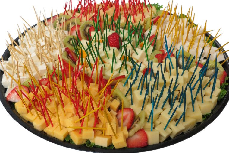 16" Cheese Tray With Fruits