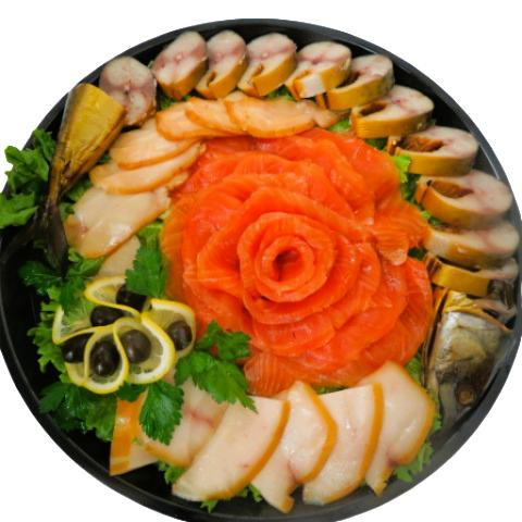 Smocked Mackerel , Lox and Butterfish Tray