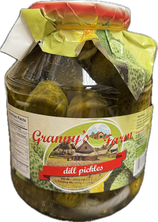 Granny's Farm Dill Pickles, 1.65KG