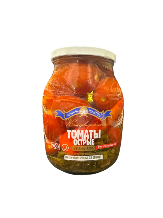 Тещины Рецепты  Spicy Tomatoes (840g)