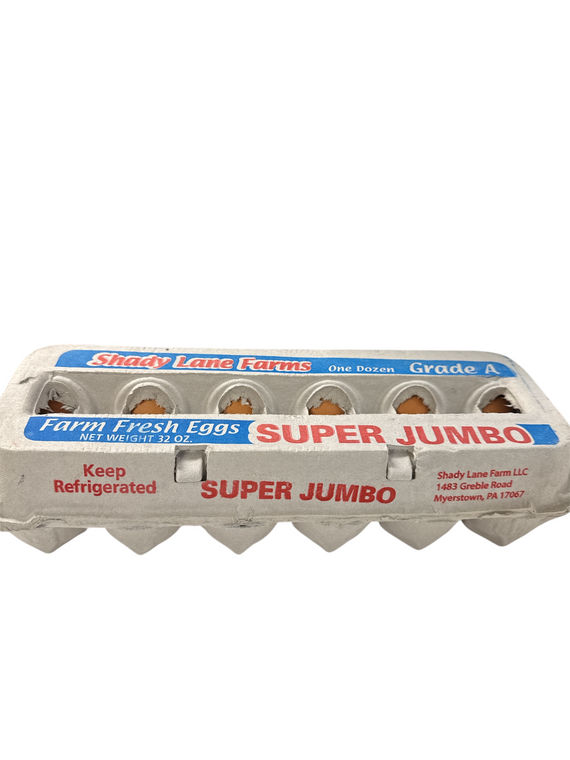 Shady Lane Farm, Super Jumbo Eggs