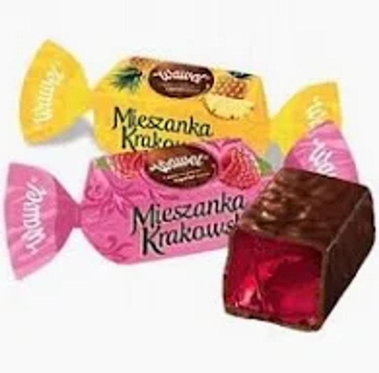 Jelly Candy in Chocolate, Wawel, 0.5LB