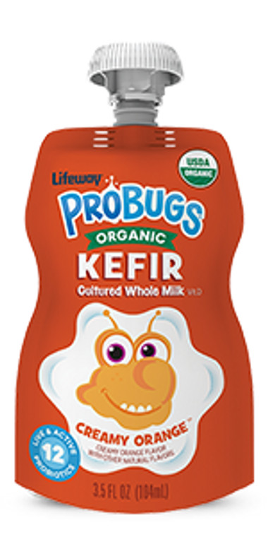 Probugs Organic Kefir Creamy Orange (Pack of 4)