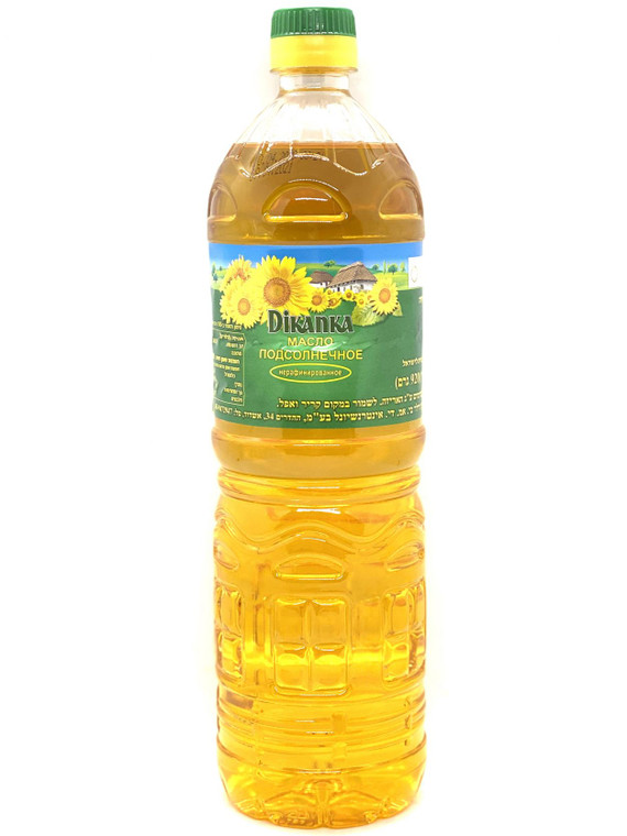 Sunflower Oil Unrefined, Dikanka 1L