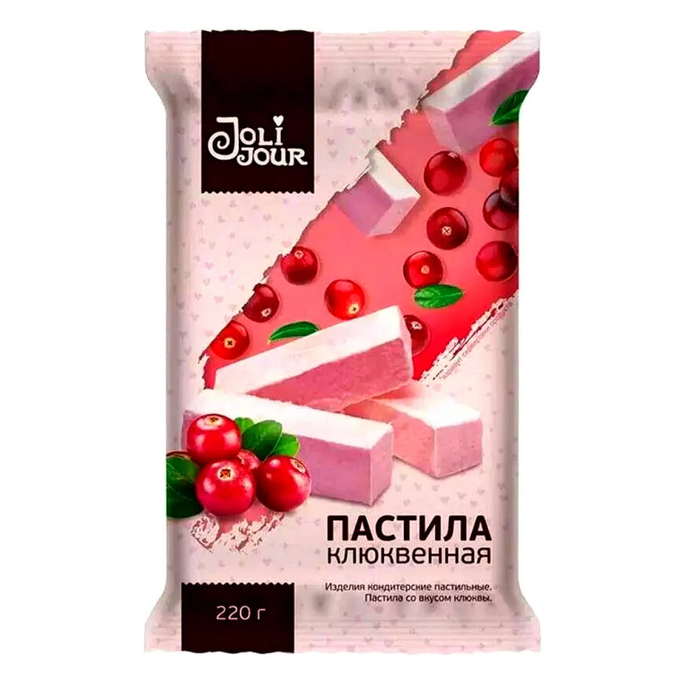 Пастила клюквенная Joli Jour, 220g