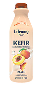Kefir Low Fat Peach