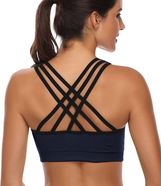 Sports Bras for Women - Activewear Tops for Yoga Running Fitness