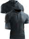 Men's Dry Fit Performance Athletic Shirt with Hoods