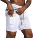 2 in 1 Workout Running Shorts Lightweight Training Yoga Gym