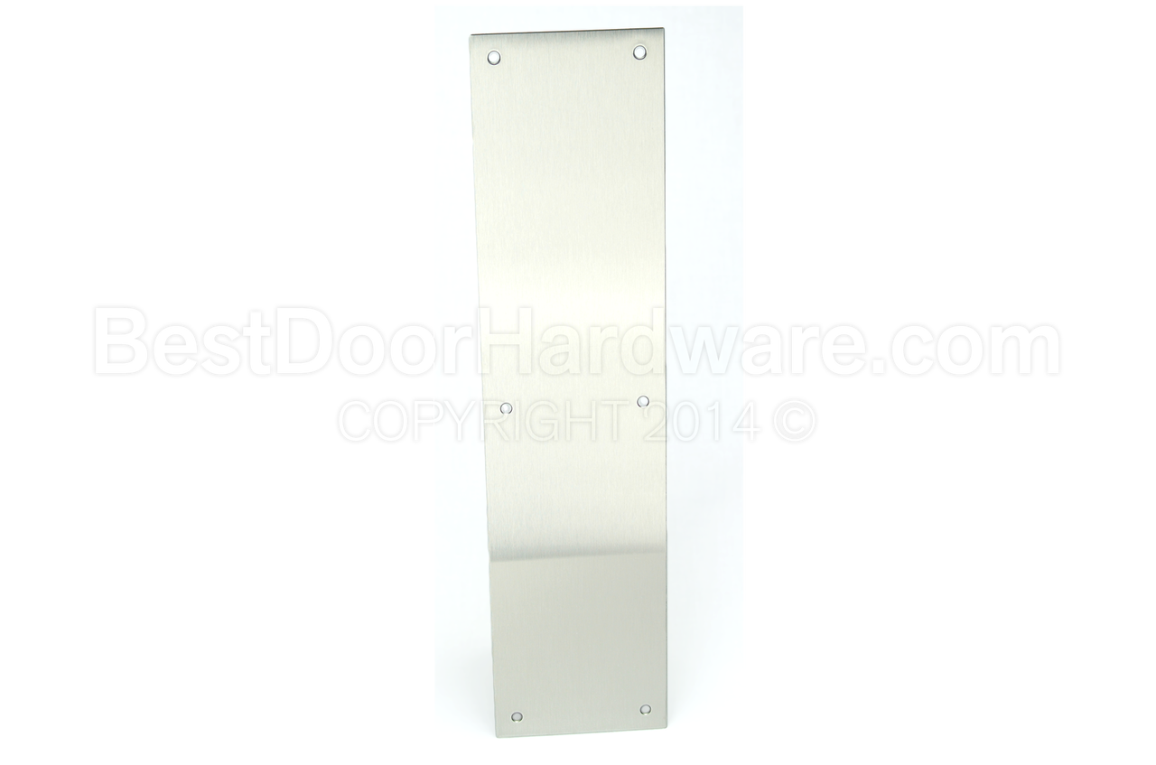 Commercial door push plate, door pull plate