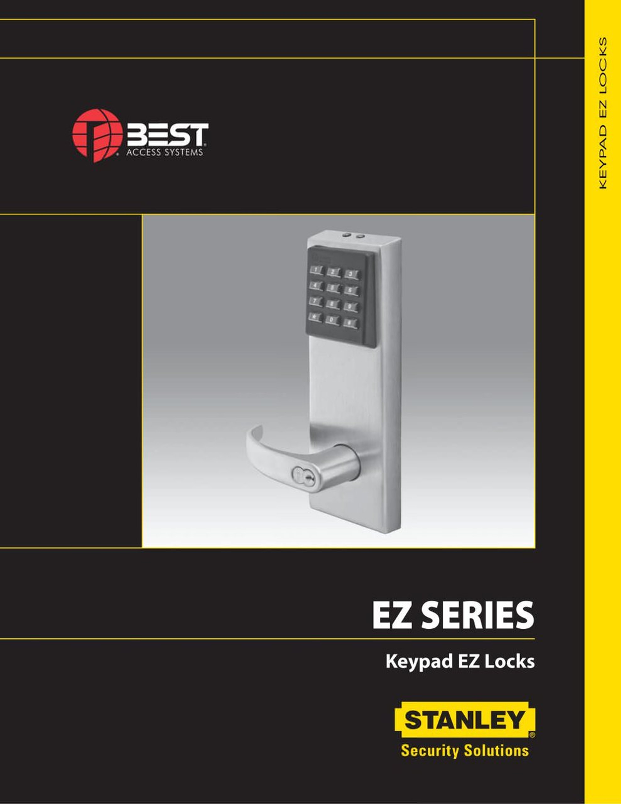 Best Access EZ Series Commercial Keypad Lock 9KZ3, door hardware