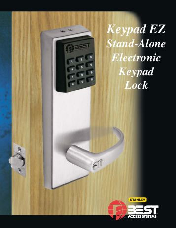 Best Access EZ Series Commercial Keypad Lock 9KZ3, door hardware