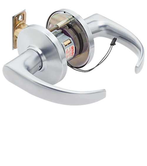 Our wired mechanical locks provide a unique way to lock and unlock the door from a remote location for safety, security or convenience.