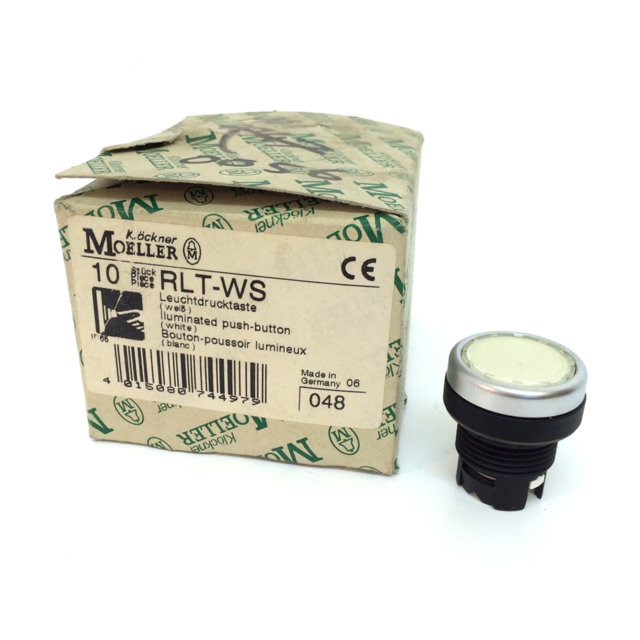 Illuminated Pushbutton RLTWS Moeller White RLT-WS - Axxa - Motor ...