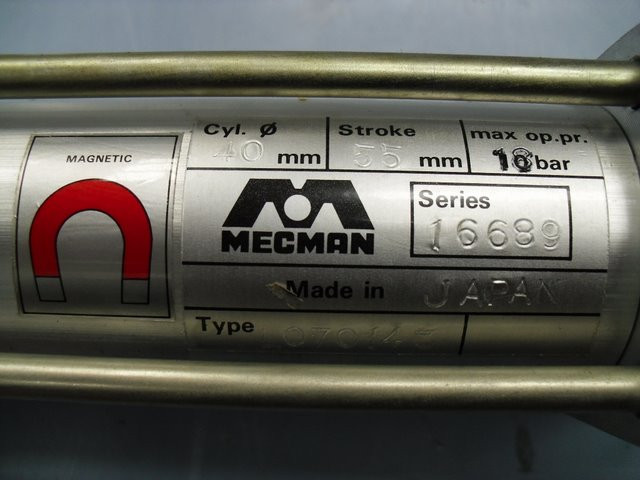 Mecman Hydraulic Cylinder 070143 Axxa Motor Control & Automation