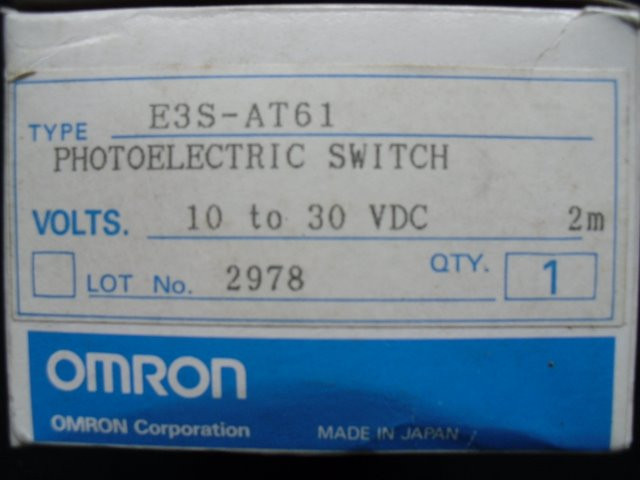 Omron E3s-Ct61-L Photoelectric Switch Sensor - Fen Industrial