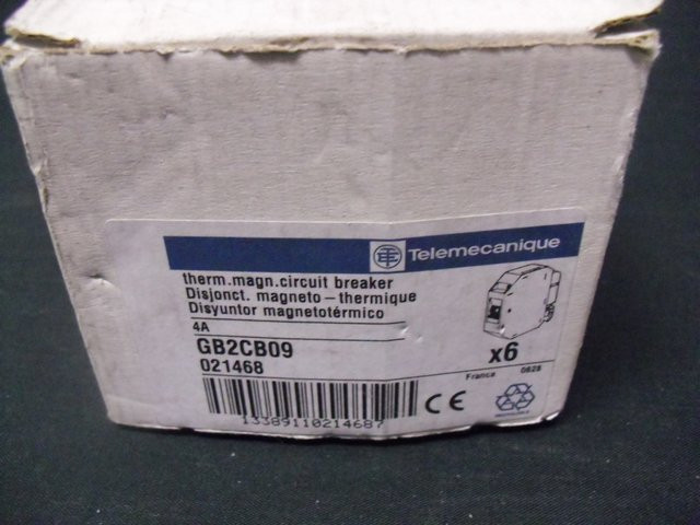 Gb2cb09 MCB 021468 Telemecanique 1 Pole 4A GB2CB09 - Axxa - Motor Control ...
