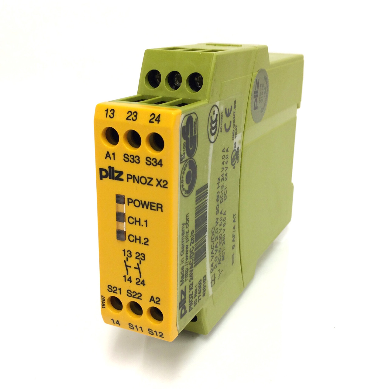 Safety Relay 774303-420163 Pilz 2VA PNOZ-X2-24VAC/DC - Axxa - Motor ...
