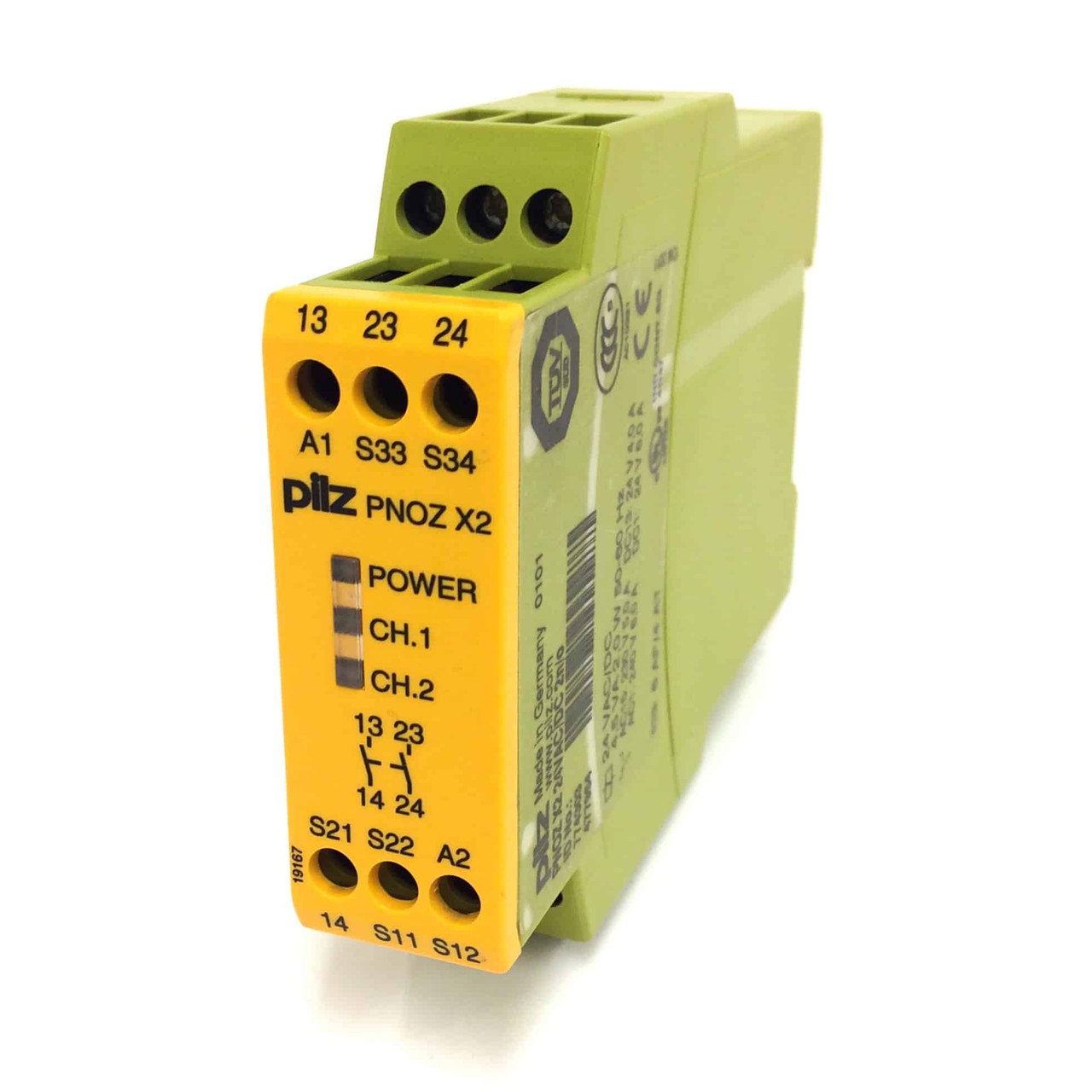 Safety Relay 774303-477954 Pilz 4.5VA PNOZ-X2-24VAC/DC *New* - Axxa ...