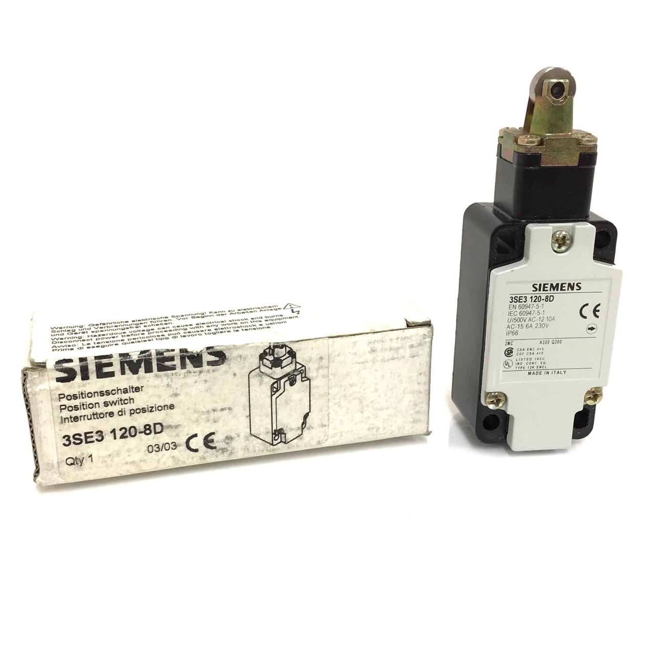 Limit Switch Body 3SE3120-1 Siemens 3SE31201 