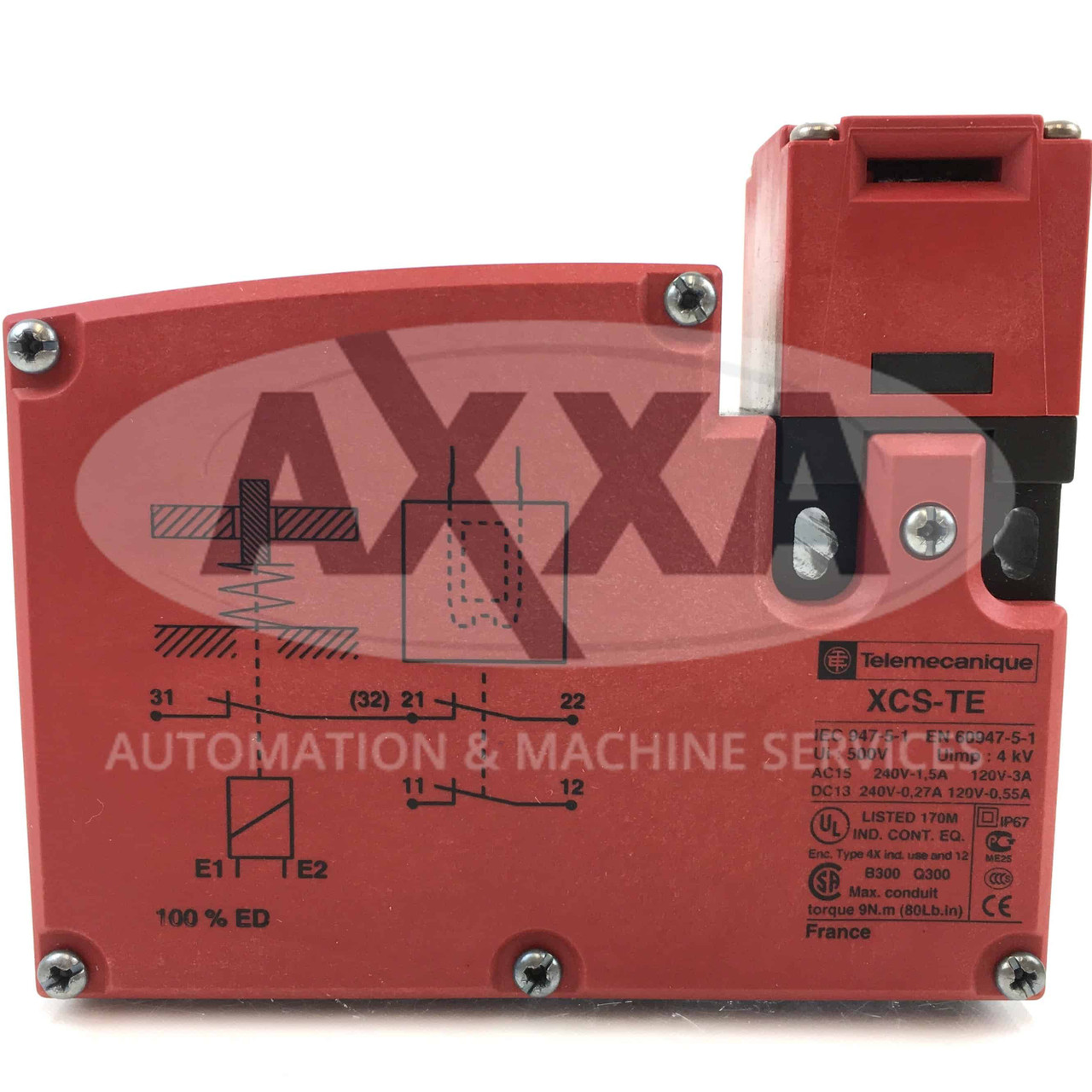 XCS-TE Interlock Switch XCSTE7312 Telemecanique 24VDC 082511 XCS-TE7312