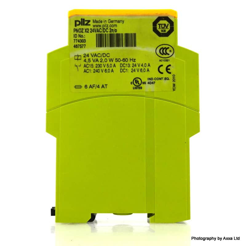 Safety Relay 774303 Pilz 24VAC/DC PNOZ-X2 *Used* - Axxa - Motor Control ...