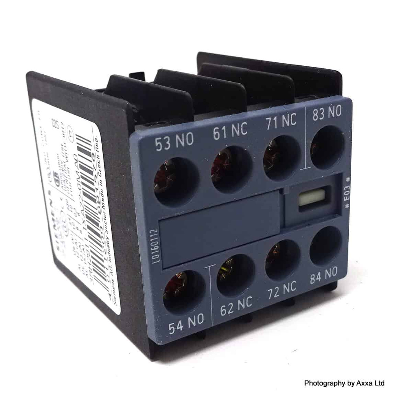 Auxiliary Switch Block 3RH2911-1XA22-0MA0 Siemens 2NO/NC 3RH29111XA220MA0