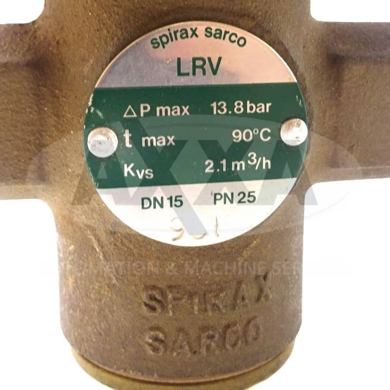 Pressure Reducing Valve LRV-DN15-PN25 Spirax Sarco Grey 0.35 - 1.7 bar