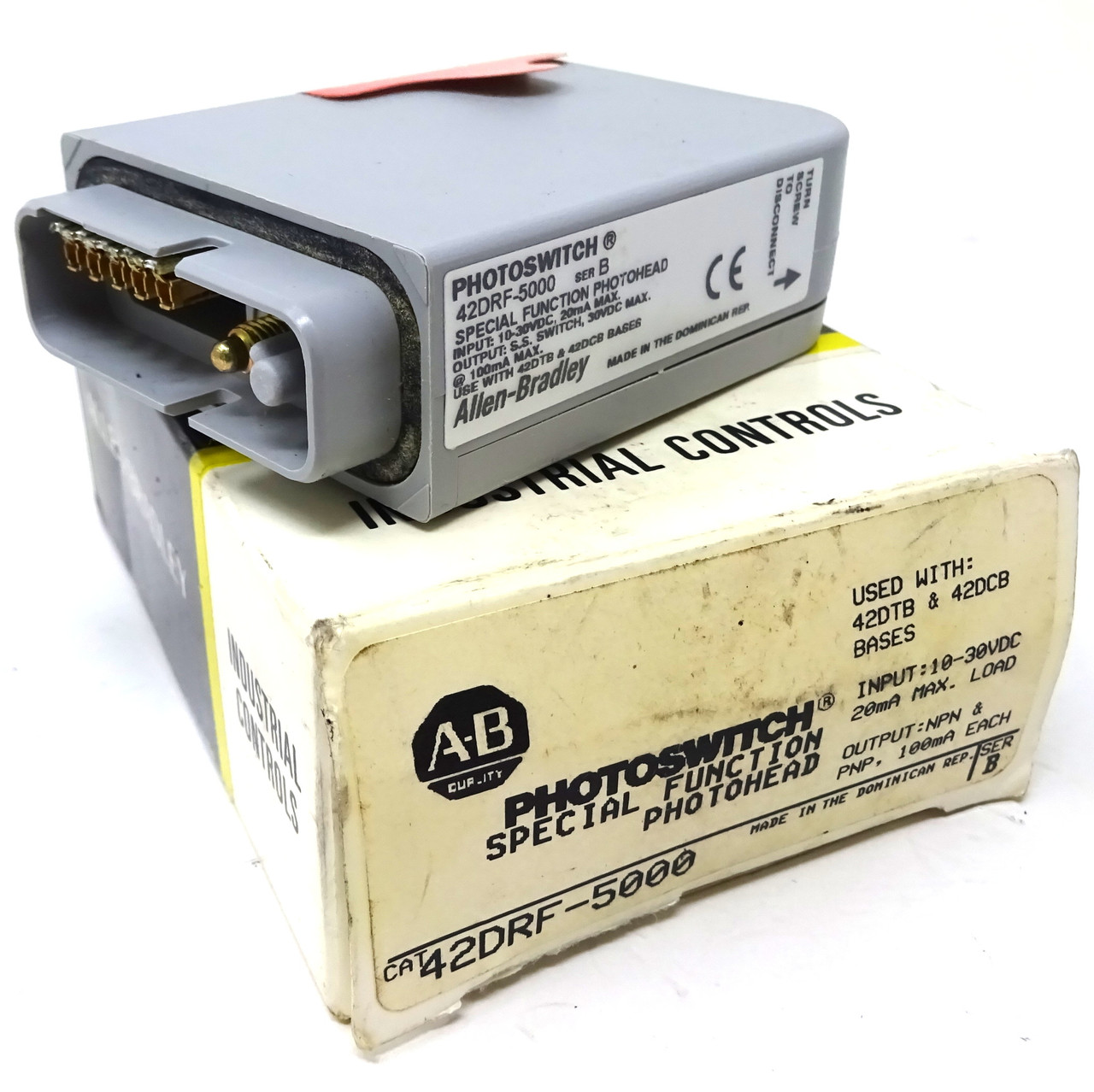 Photoelectric Sensor Head 42DRF5000 Allen Bradley Axxa Motors & Motor Control