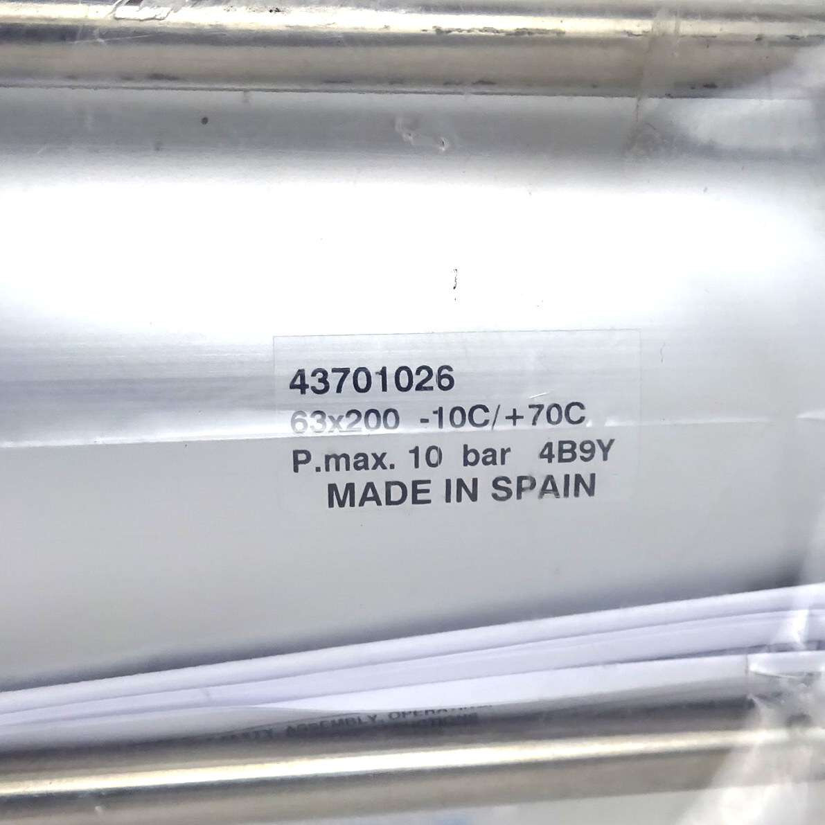 Tie Rod Cylinder 43701026 ASCO 63mm x 200mm G3/8 Double Acting ...