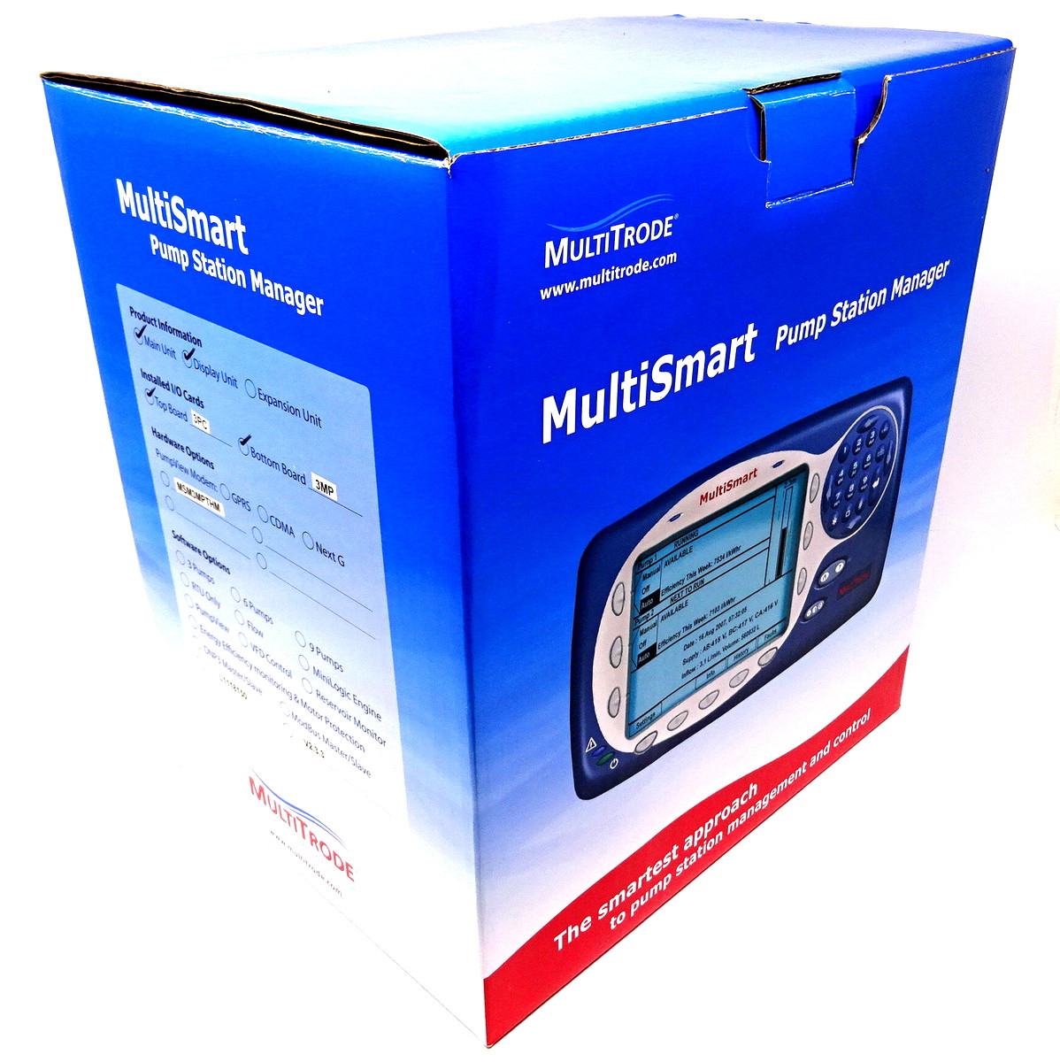 Pump Station Manager MSM3MPTHM MultiTrode Main Unit + MSMDISP Display ...