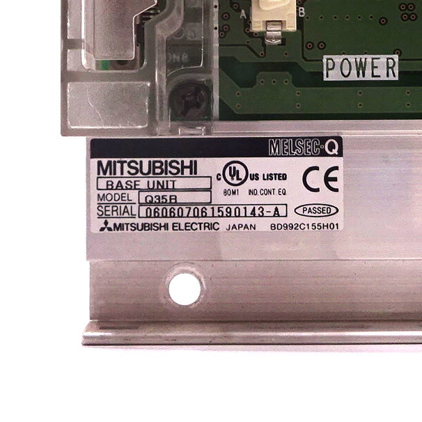 Base Unit Q35B Mitsubishi For Use With MELSEC Q Series *Used* - Axxa ...