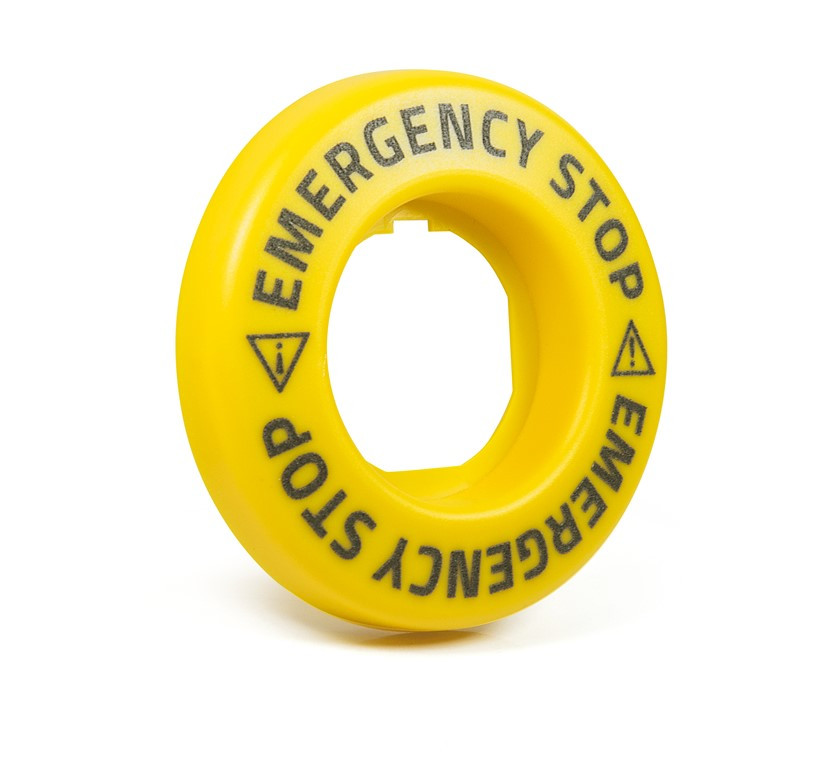 Illuminated 60mm Emergency Label BET60LED2 EMAS - Axxa - Motor Control ...