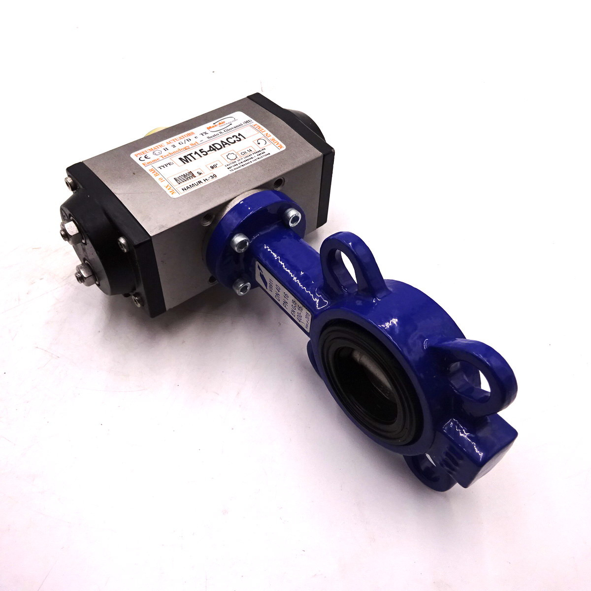 Pneumatic Actuator with Butterfly Valve MT15-4DAC31 Max-Air DN40 PN16 *New*