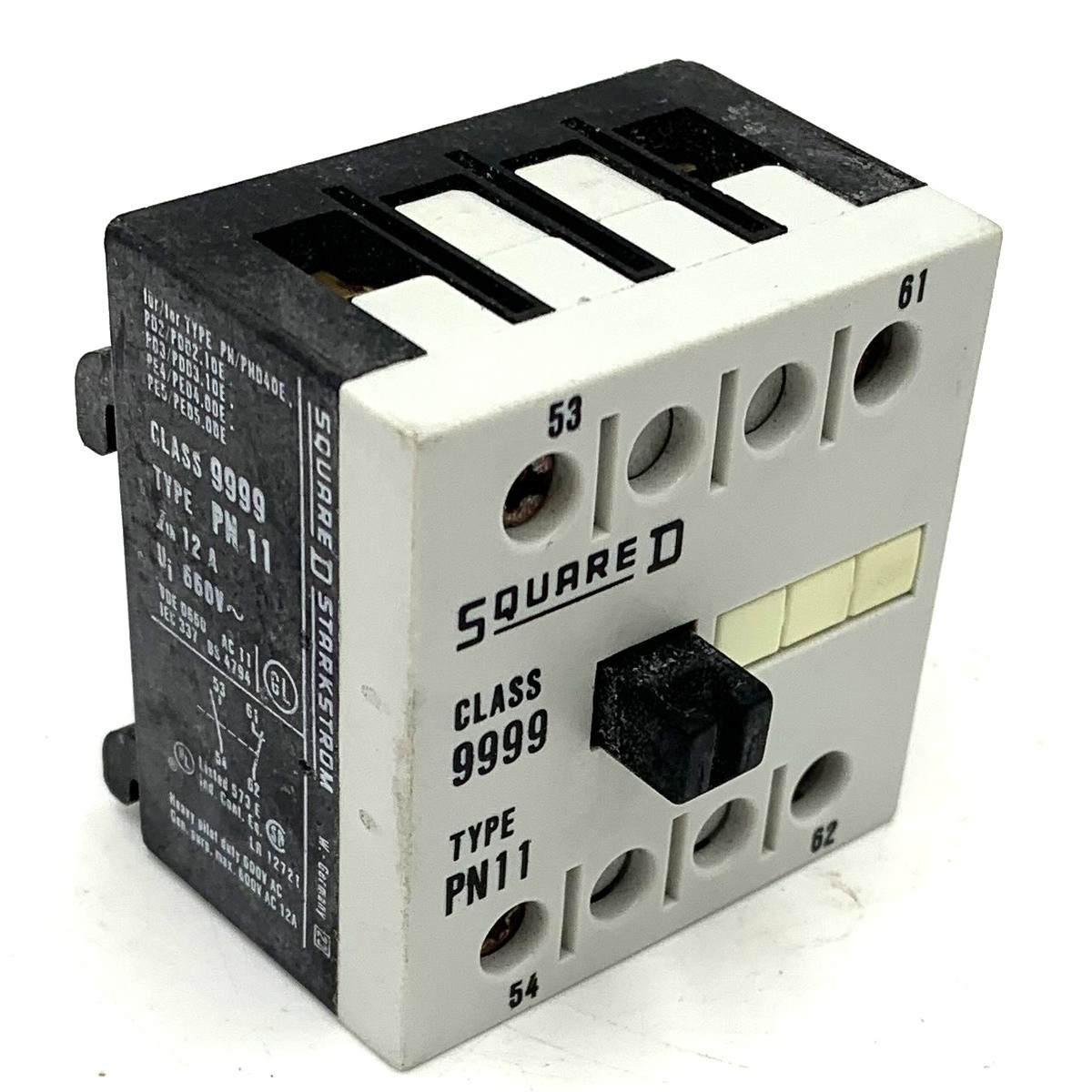 Auxiliary Contact 9999PN11 Square D 1NO 1NC 12A 9999pn11 Axxa