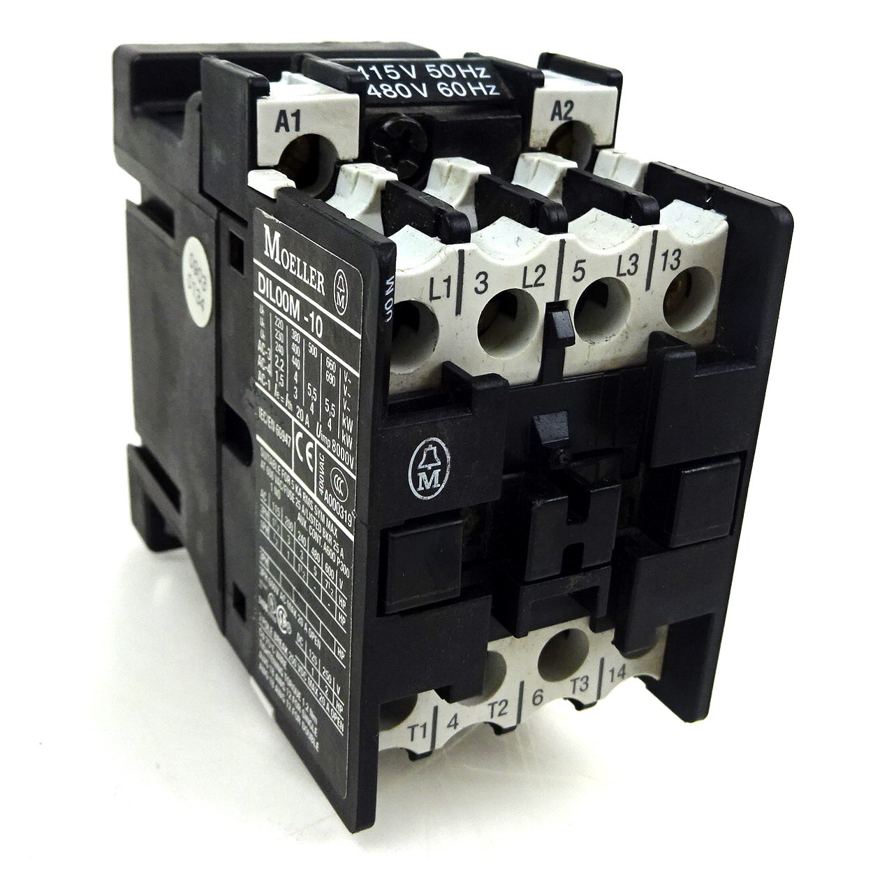 Contactor DIL00M-10-415VAC Moeller 4kw 415VAC *New* - Axxa - Motor ...