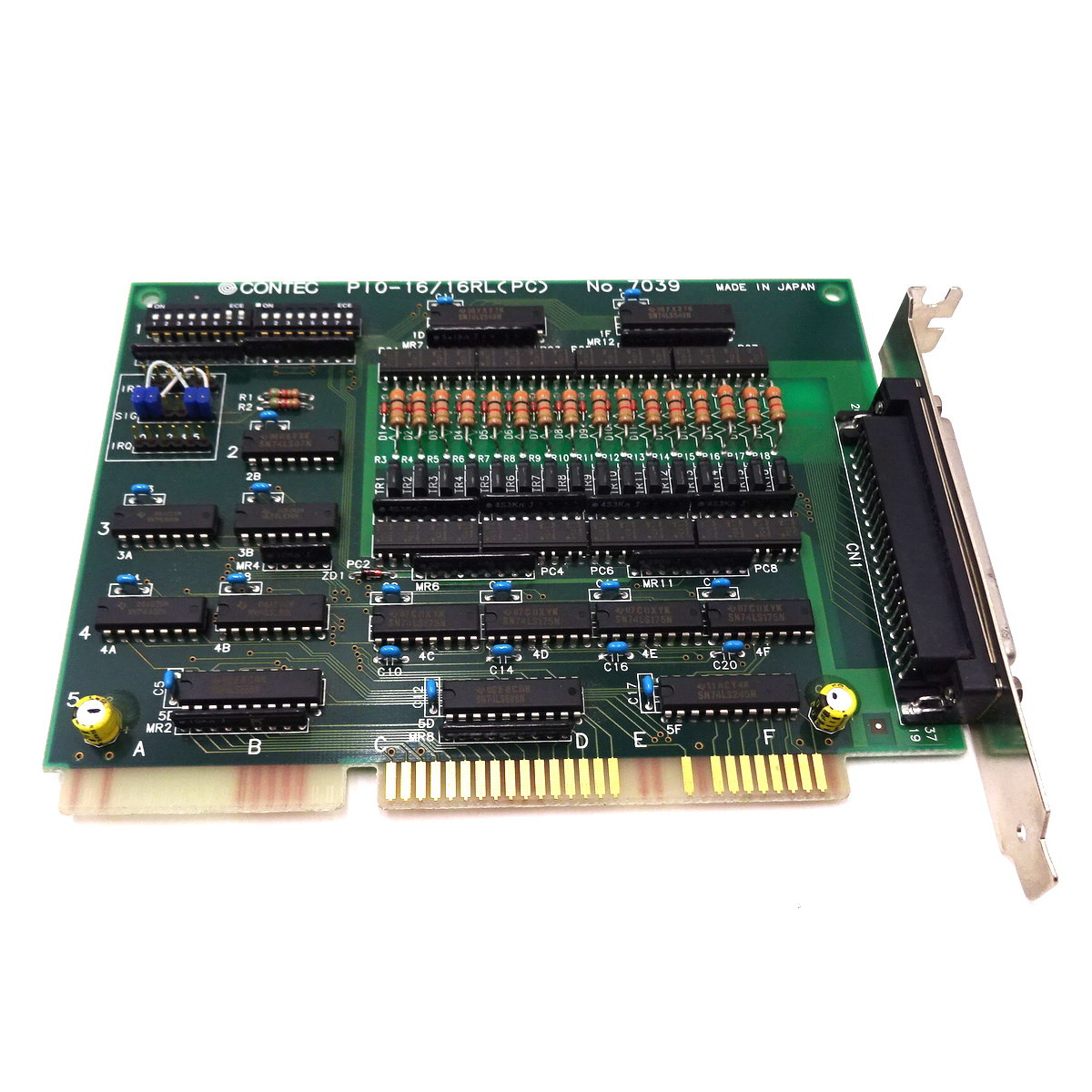 Digital I/O ISA Card PIO-16/16RLPC Contec 16ch/16ch 12-24Vdc No.7039 ...