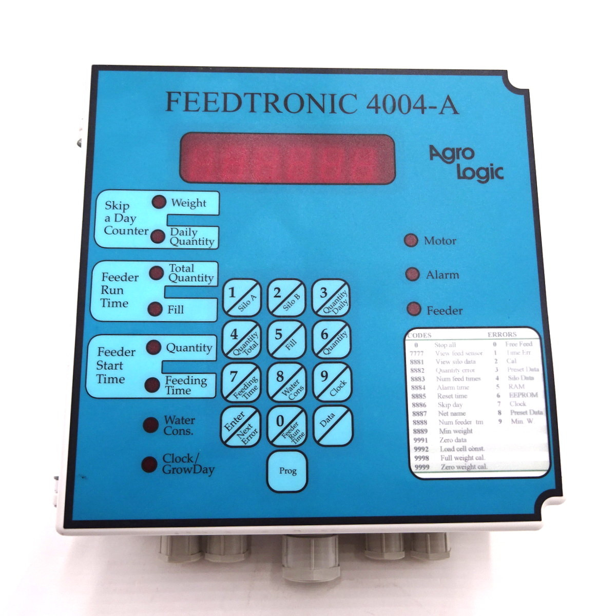 Feed Silo Weighing System FEEDTRONIC-4004-A Agro Logic 230VAC No.15766 ...