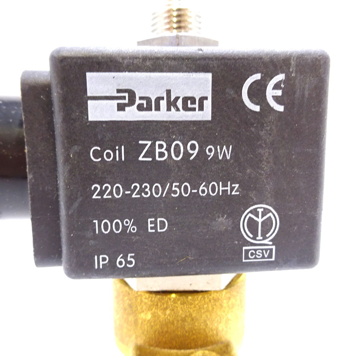 Solenoid Valve 393265J Parker VE139FV Coil ZB09 230Vac 9W 50/60Hz *New