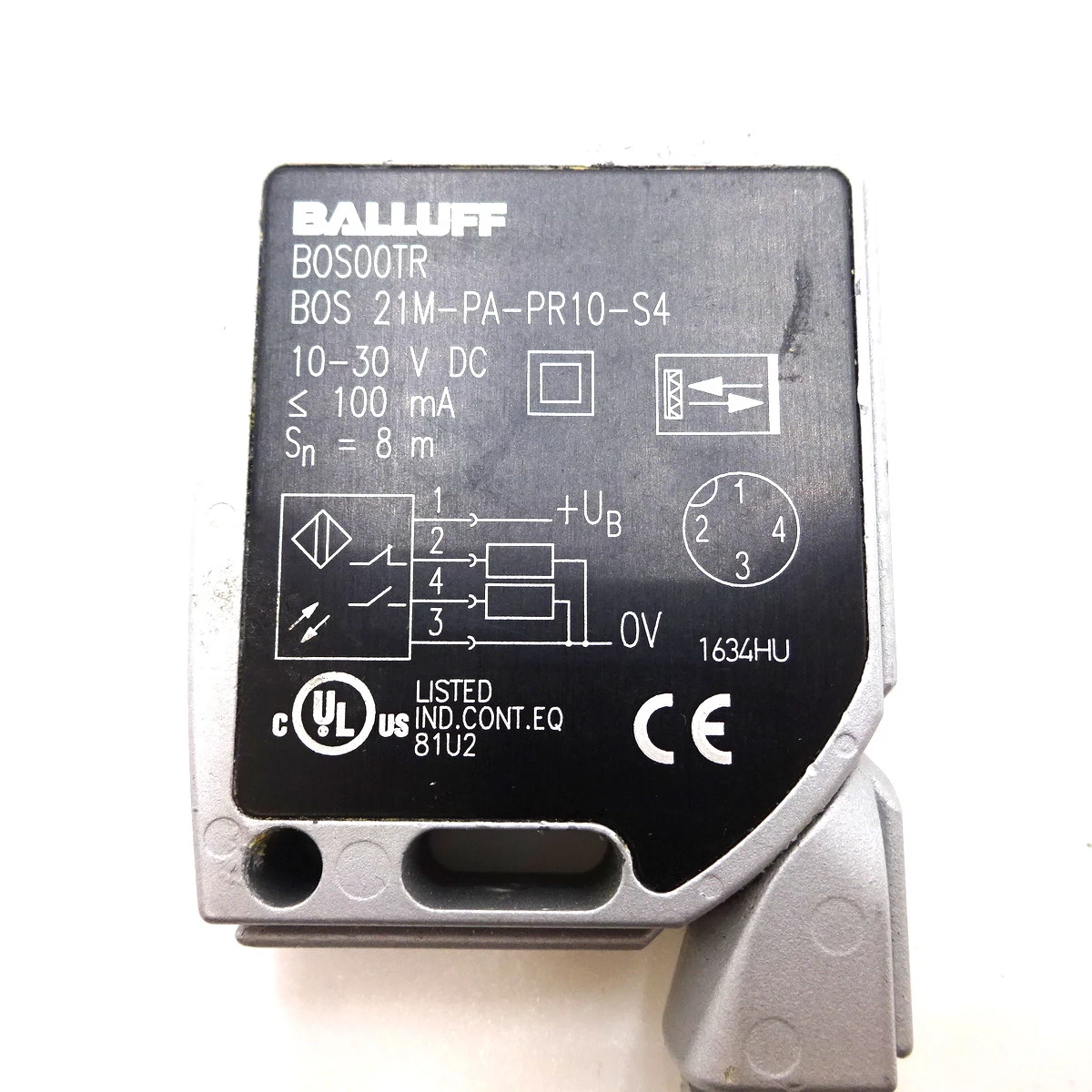 Photoelectric Sensor BOS-21M-PA-PR10-S4 Balluff 10-30VDC 100mA 8m ...
