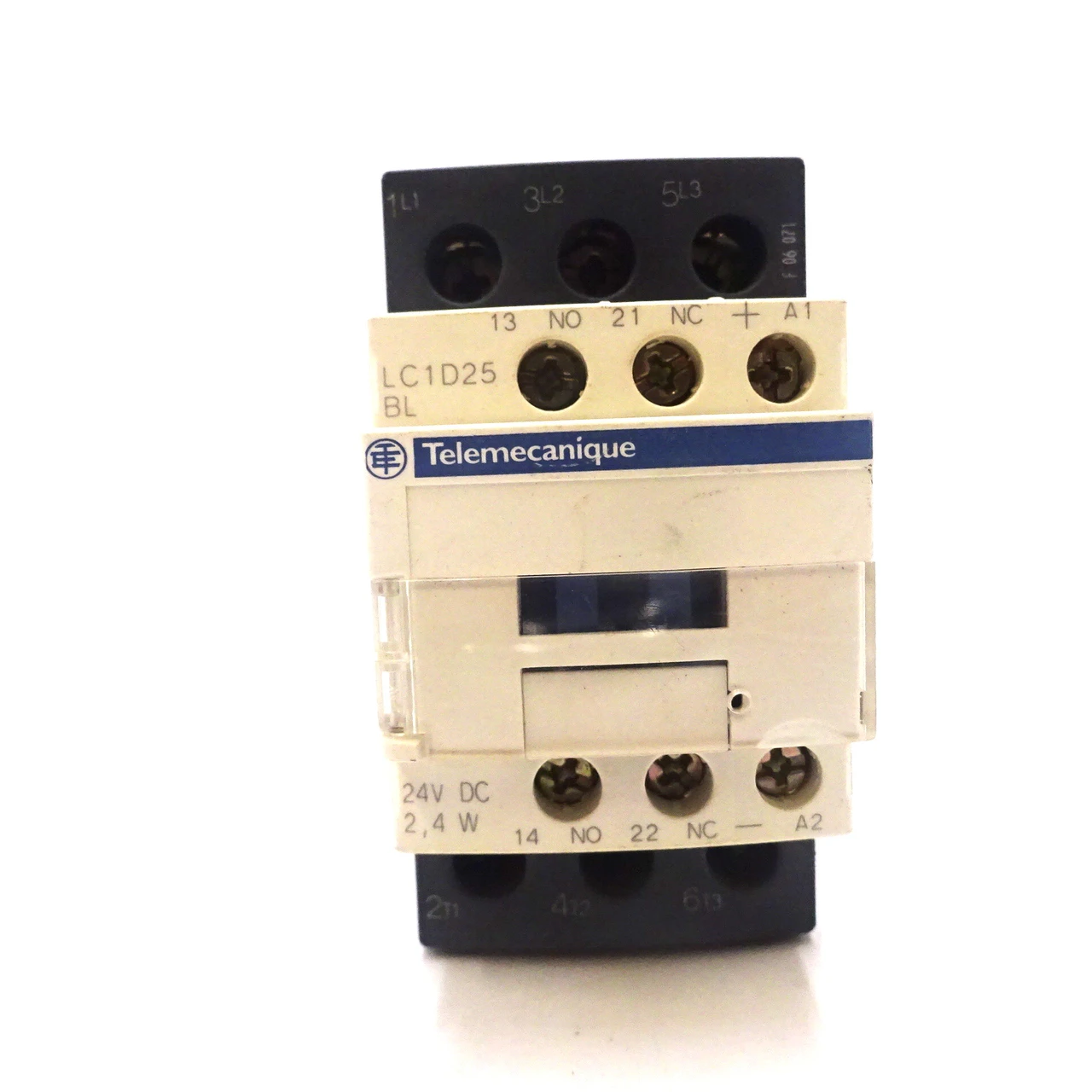 Contactor LC1D25BL-TELE Telemecanique 24VDC 11kW 1NO 1NC 036177 *Used ...