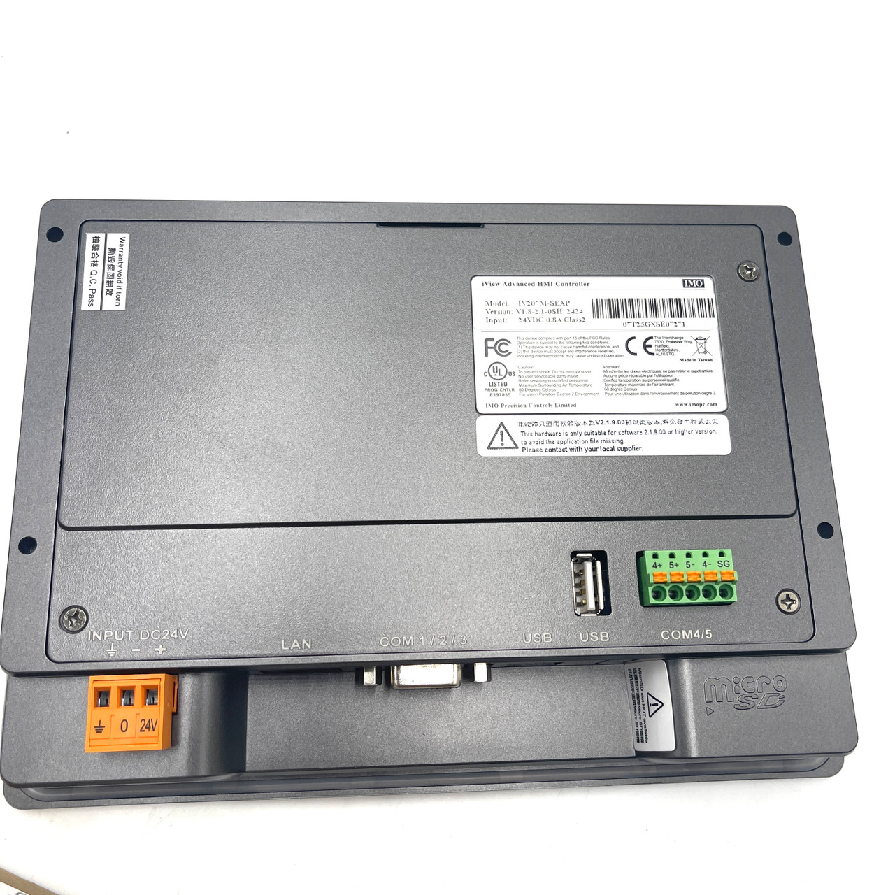 HMI IV207M-SEAP IMO 800 x 600 IP66 iView - Axxa - Motor Control ...