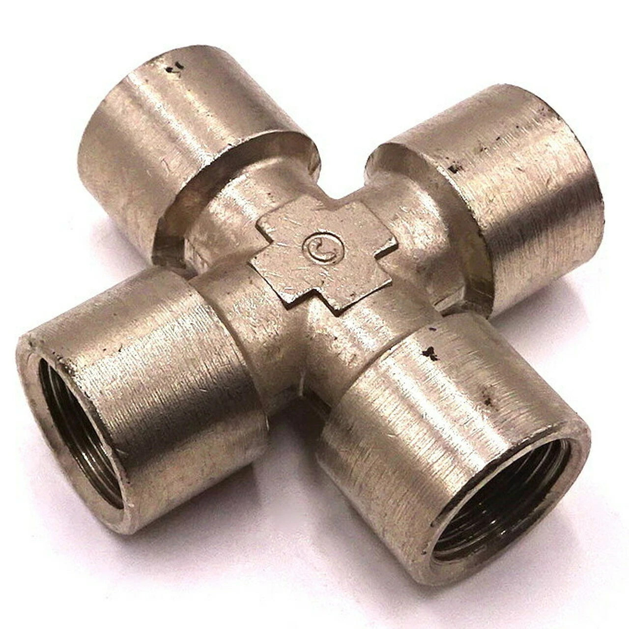 BSP adaptor-female cross 3/8 Camozzi thread