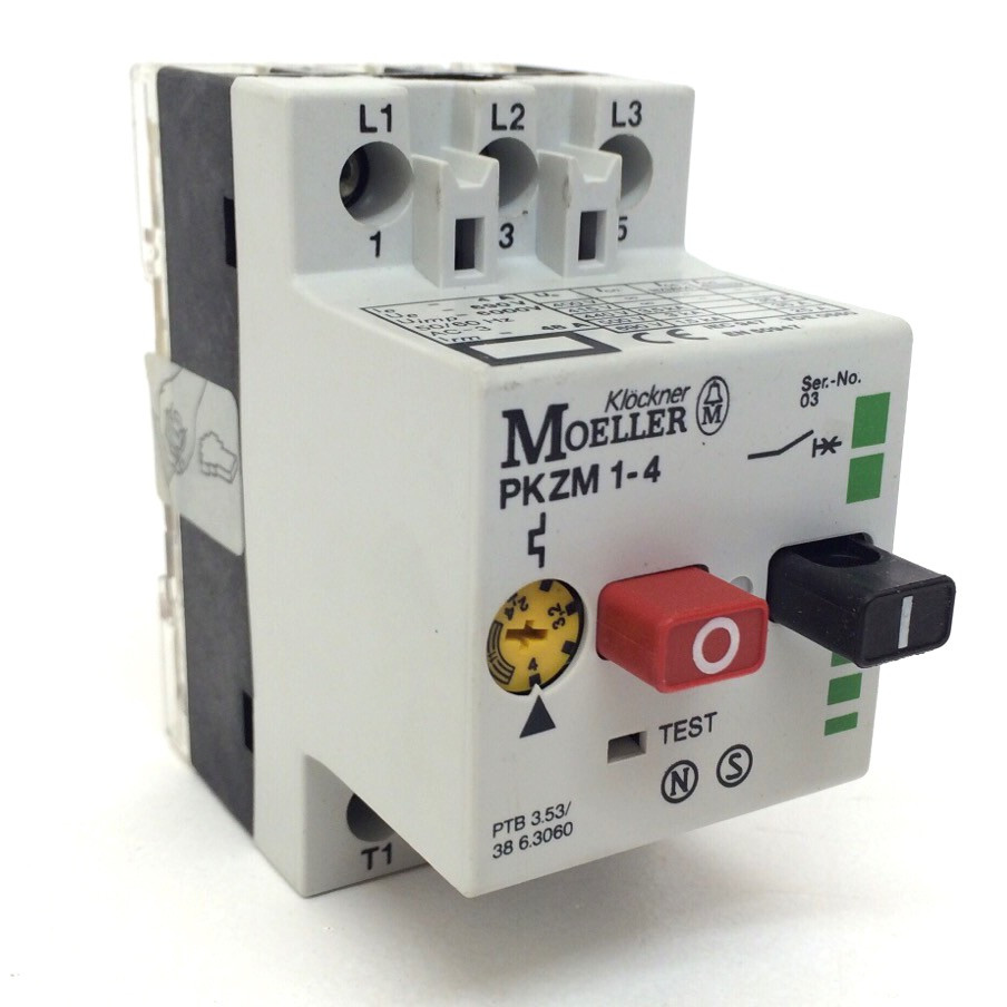 Klöckner-Moeller PKZM0-20 Motorschutzschalter 16 - 20 A mit NHI-E-PKZ0 Klöckner-Moeller PKZM0-20 Motorschutzschalter 16 - 20 A mit NHI-E-PKZ0