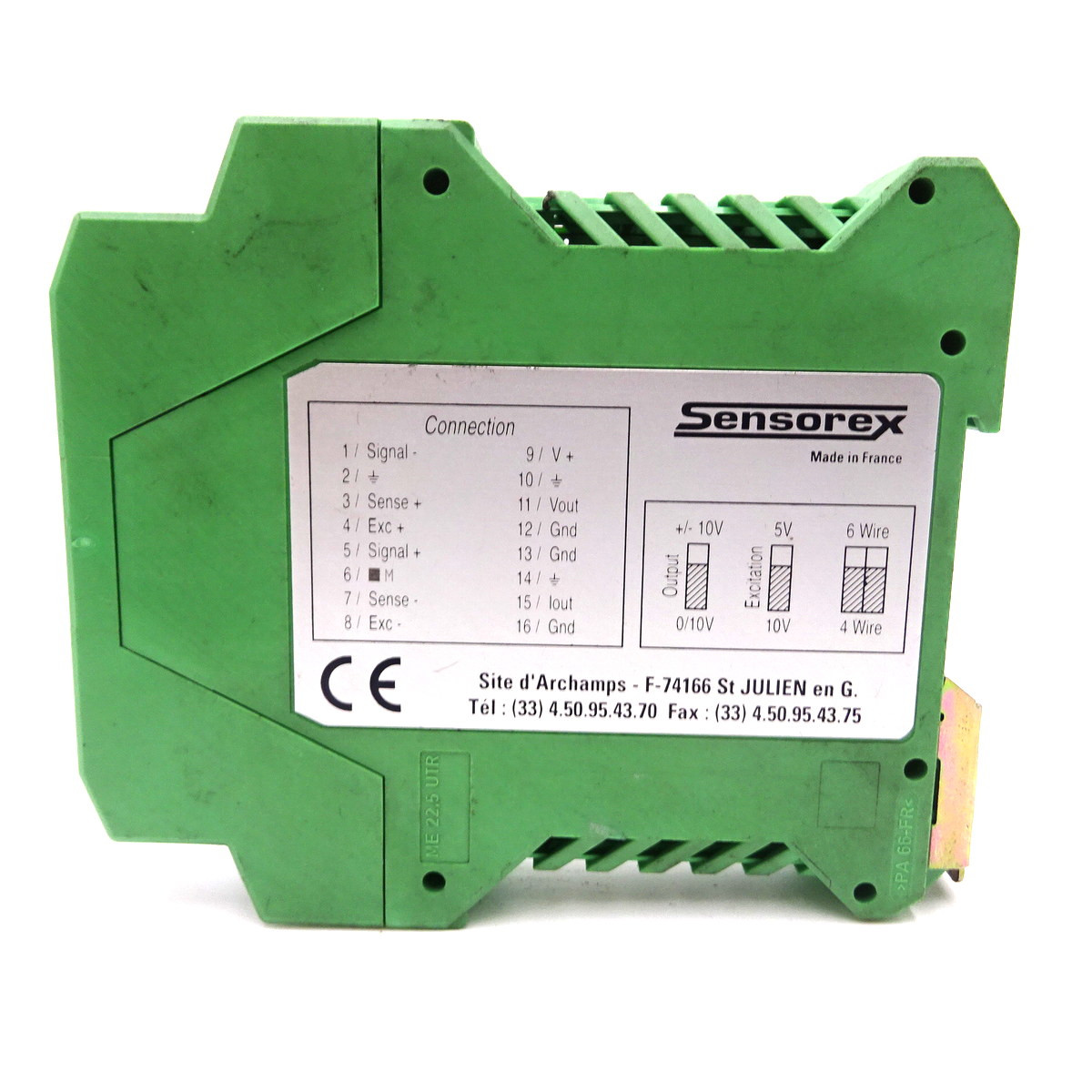 Relay TYPE-3300 Sensorex *Used* - Axxa - Motor Control & Automation