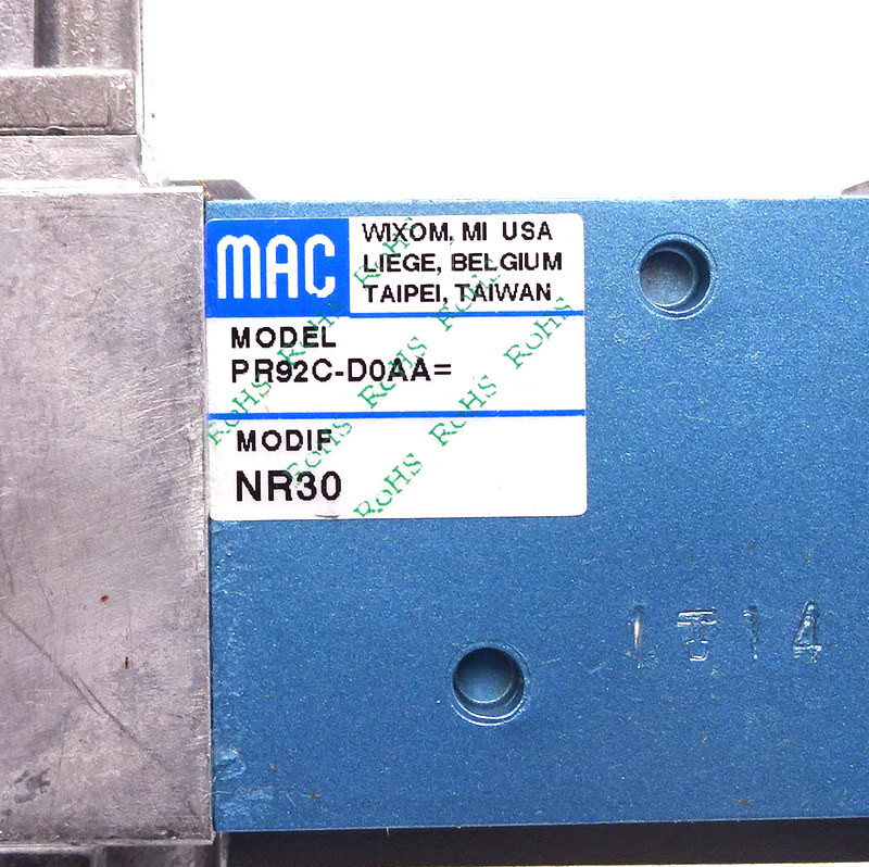Pressure Control 1028307 Nordson NR30 PR92C-D0AA= - Axxa - Motor ...