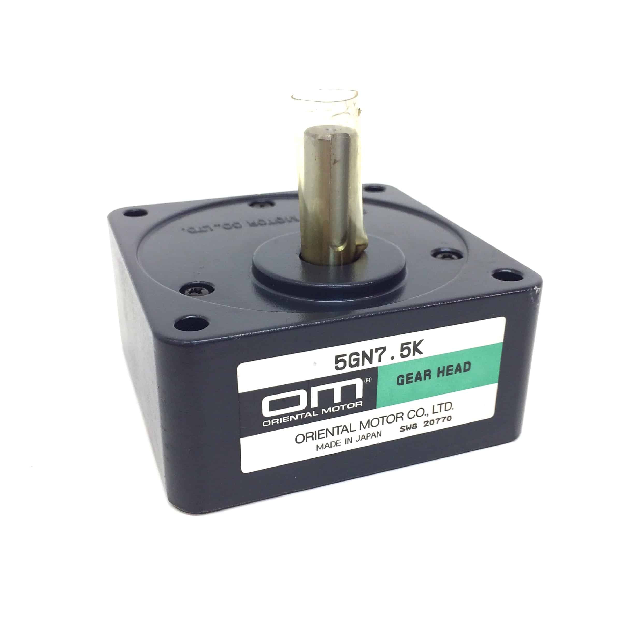 Gear Head 5GN7.5K Oriental Motor 5GN7.5K *New* Axxa Motors & Motor