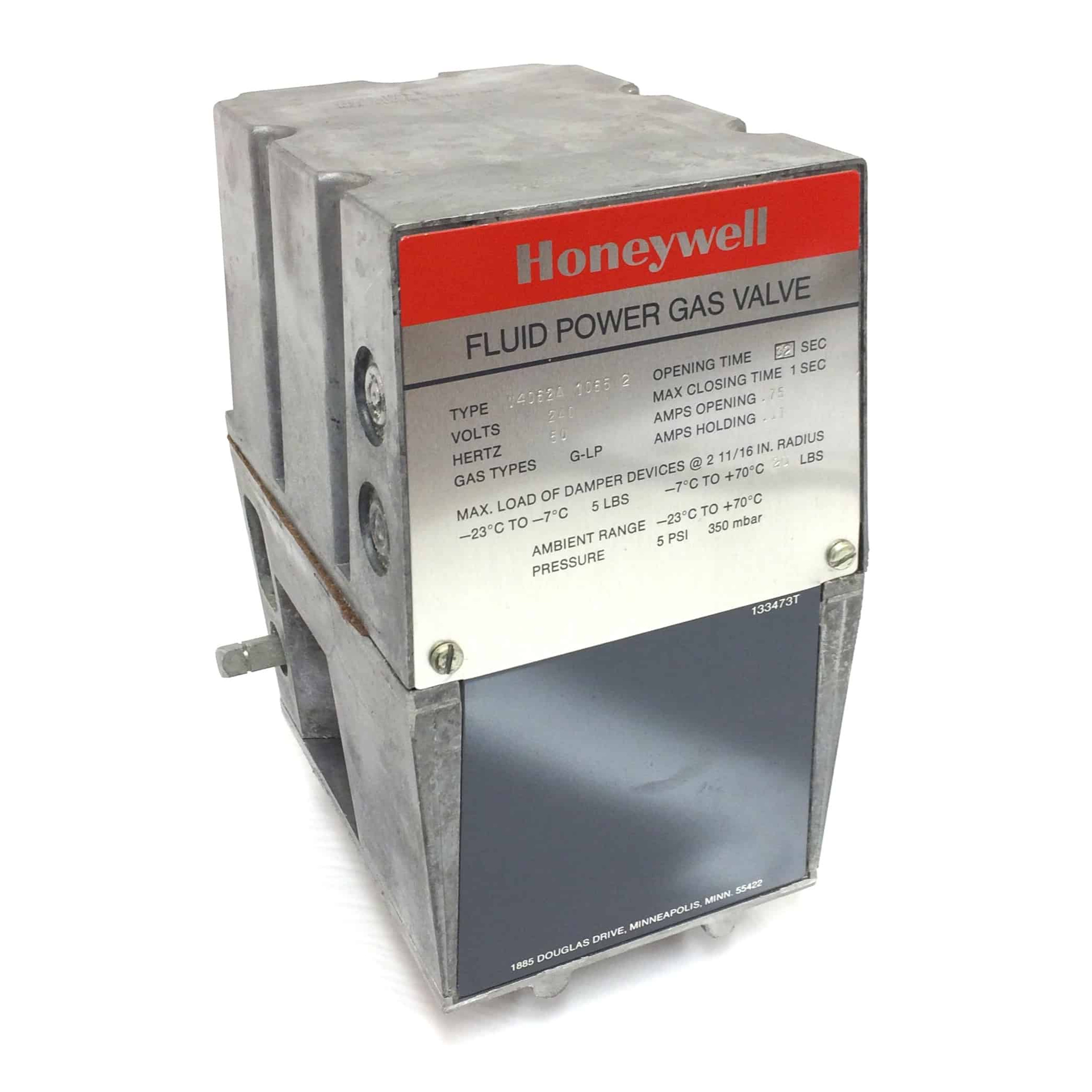 Fluid Power Gas Valve V4062A10652 Honeywell V4062 V4062A10652 Axxa